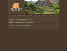 Tablet Screenshot of neverlandfarm.org